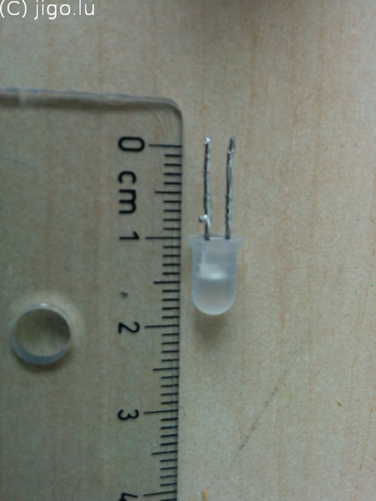 size of the original LED